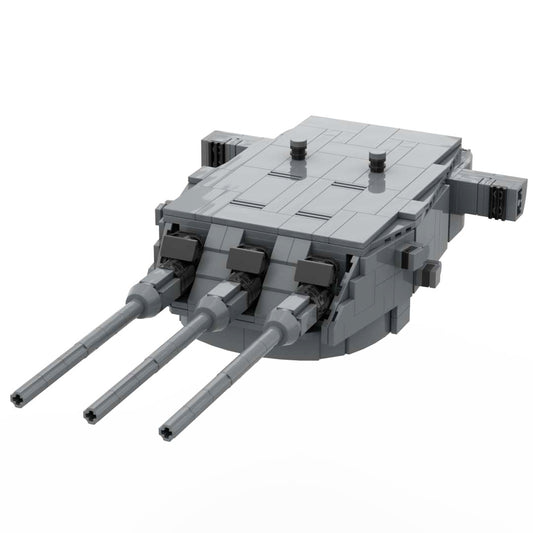 Battleship Artillery Style C Military Block Toy