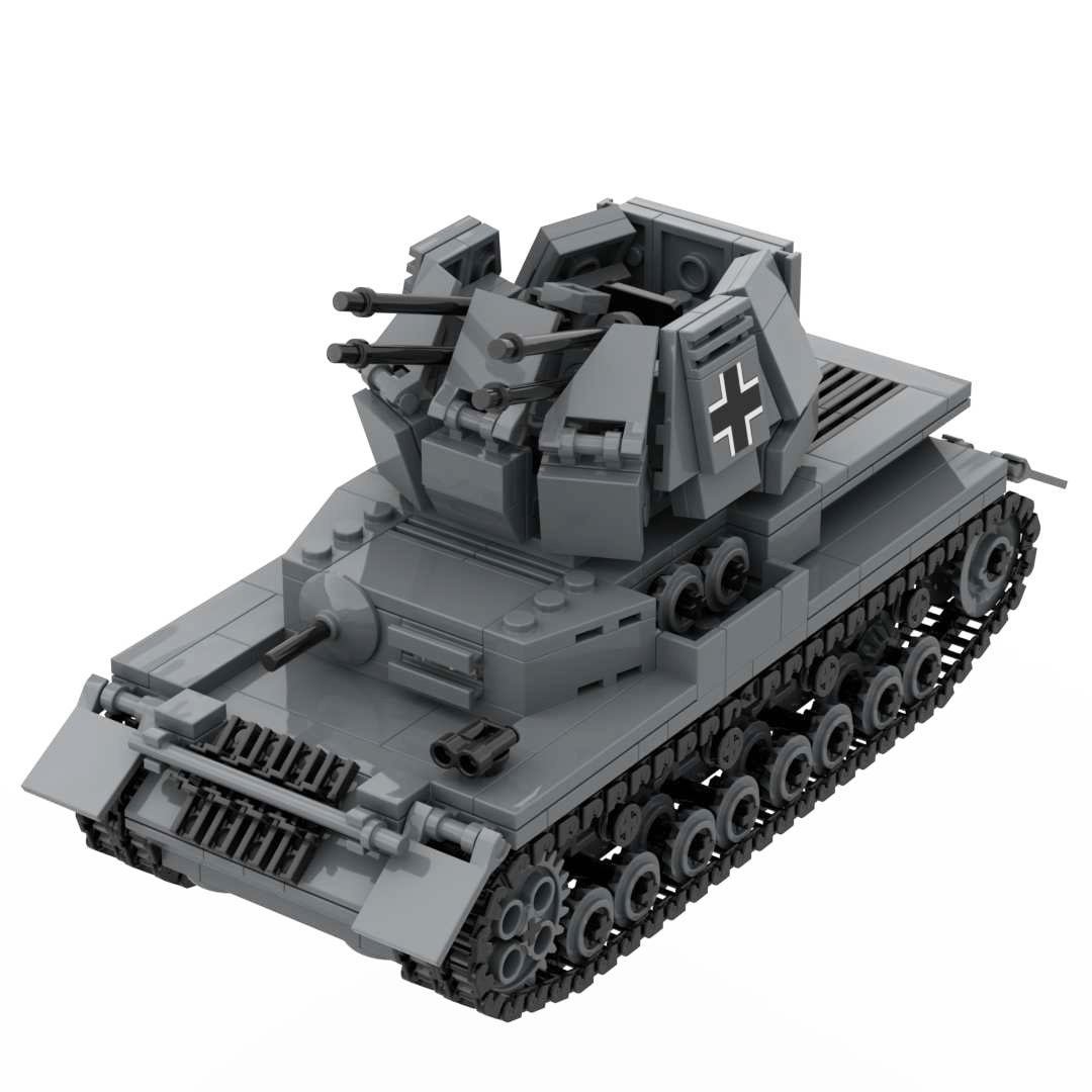 Wirbelvind Flakpanzer IV 20mm vierling pz iv Tank German Army Toy