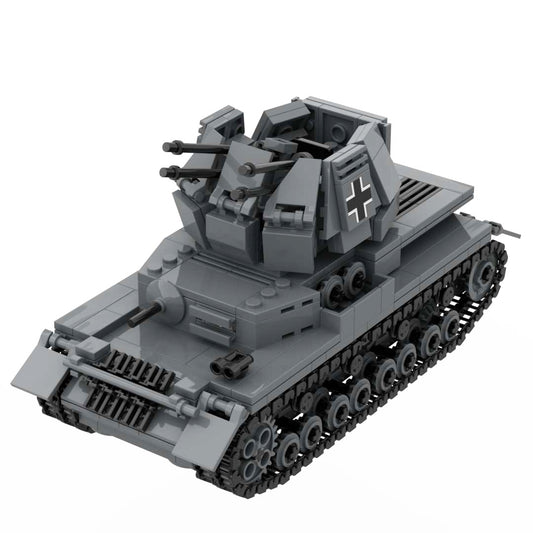 Wirbelvind Flakpanzer IV 20mm vierling pz iv Tank German Army Toy