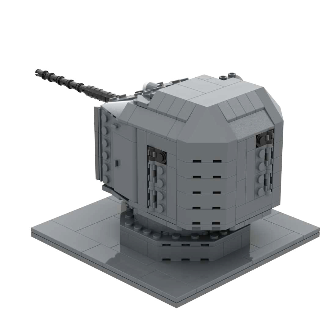 PJ26 76mm Stealth Naval Gun Navy Army Bricks Toy