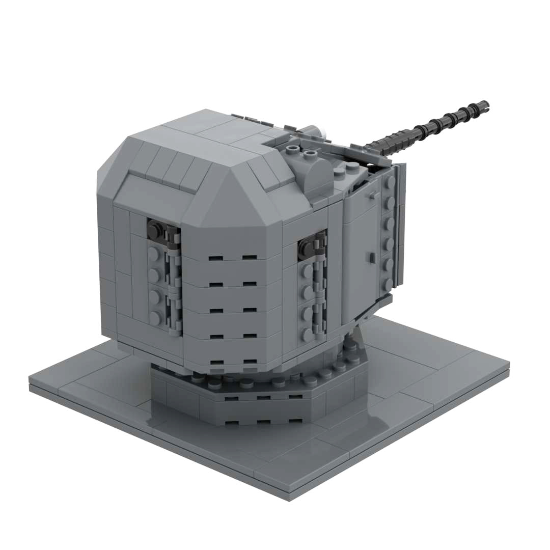 PJ26 76mm Stealth Naval Gun Navy Army Bricks Toy