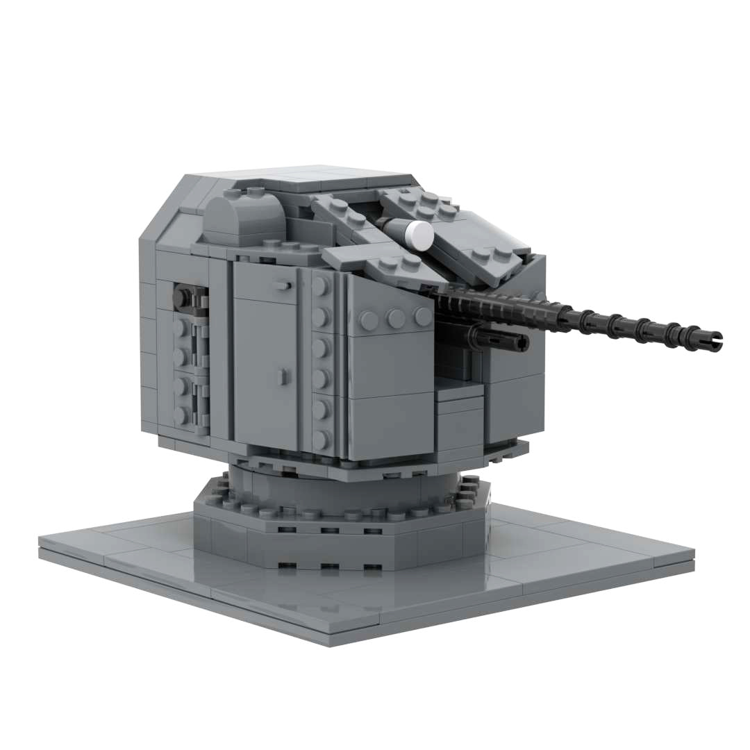 PJ26 76mm Stealth Naval Gun Navy Army Bricks Toy