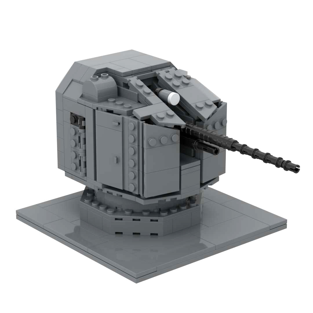 PJ26 76mm Stealth Naval Gun Navy Army Bricks Toy