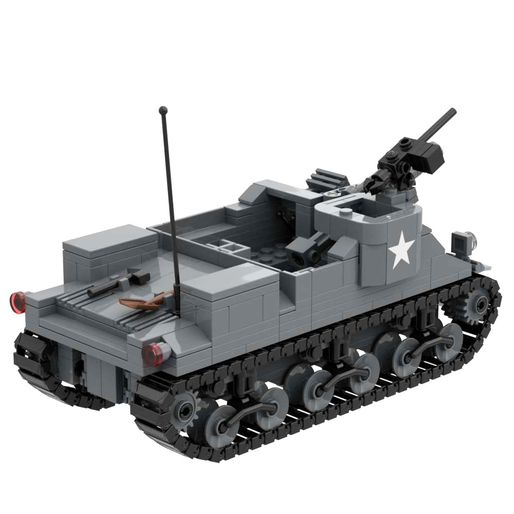Military Toy M7 Priest Military Weapons Toy M7B1 Priest 105mm Howitzer Motor Carriage