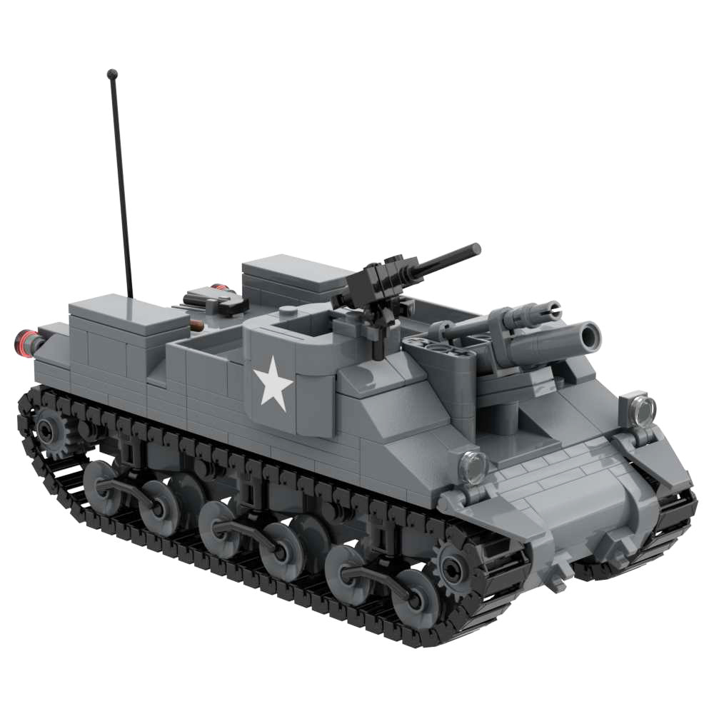 Military Toy M7 Priest Military Weapons Toy M7B1 Priest 105mm Howitzer Motor Carriage