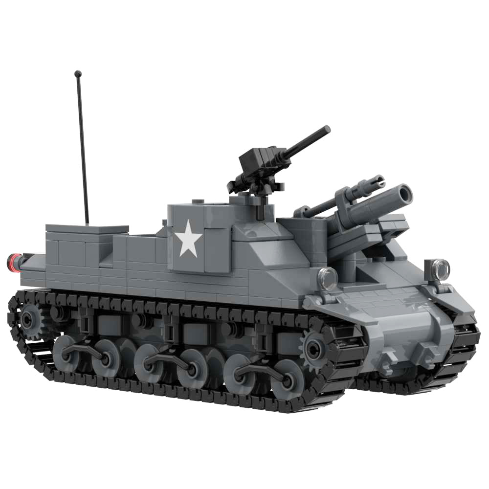 Military Toy M7 Priest Military Weapons Toy M7B1 Priest 105mm Howitzer Motor Carriage