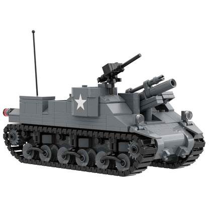 Military Toy M7 Priest Military Weapons Toy M7B1 Priest 105mm Howitzer Motor Carriage